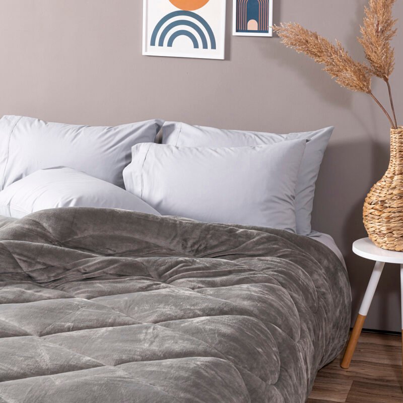 Double Velouto Κουβερτοπάπλωμα Μονό Πούρο