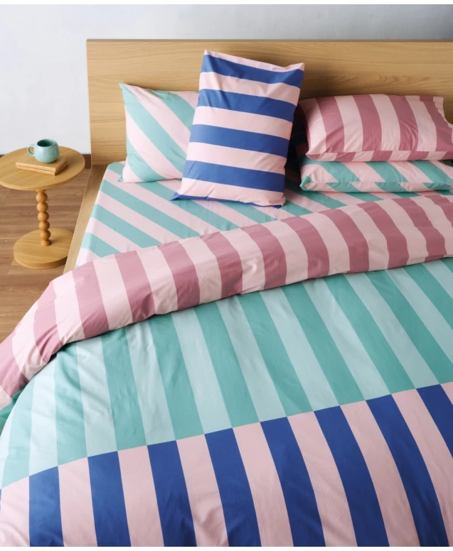 Fiaba 14 Σετ Σεντόνια Υ/Δ 4τμχ στρωμένο σε κρεβάτι