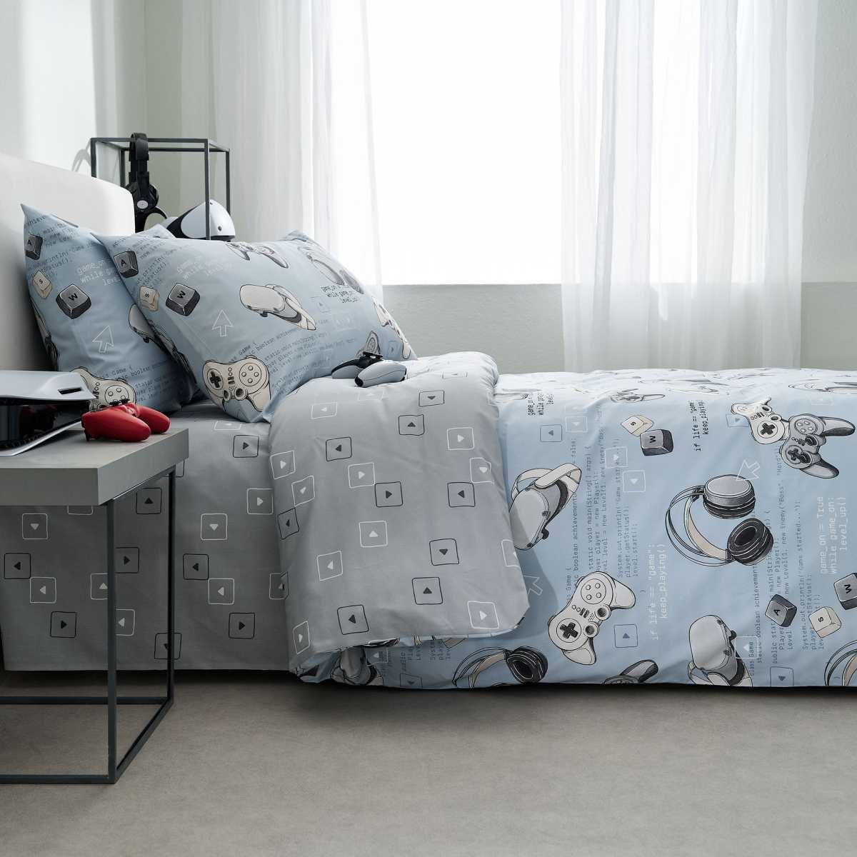 Game Παιδικά Σετ Σεντόνια στρωμένα σε κρεβάτι