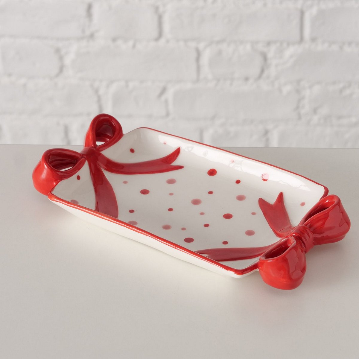 Marilla Πιατέλα Πουά Με Φιόγκους