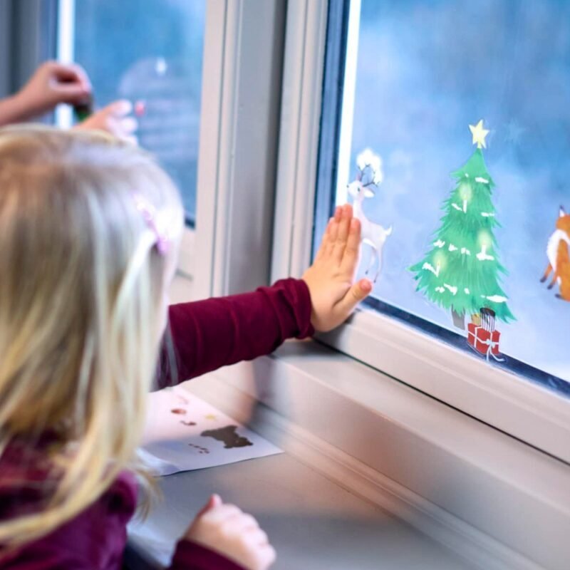 Wonderful Winter Forest Friends Window Stickers