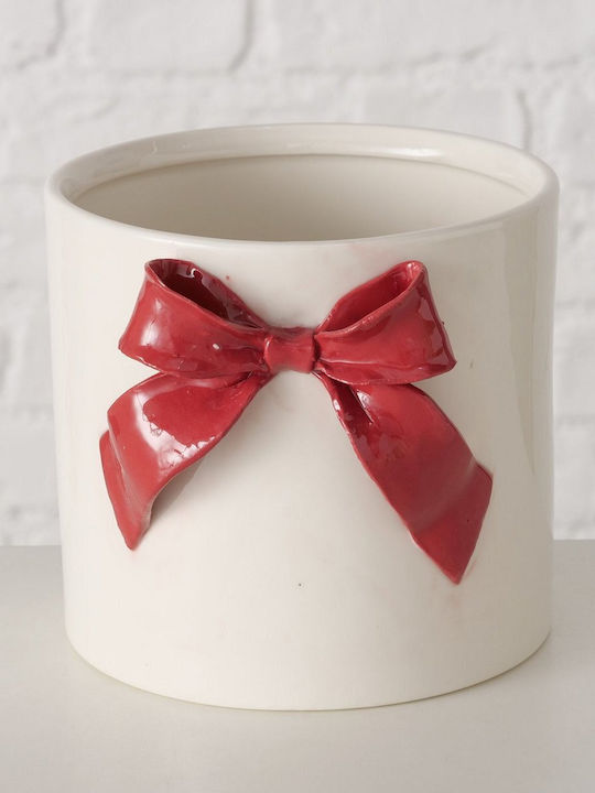 Κασπώ Λευκό Με Φιόγκο