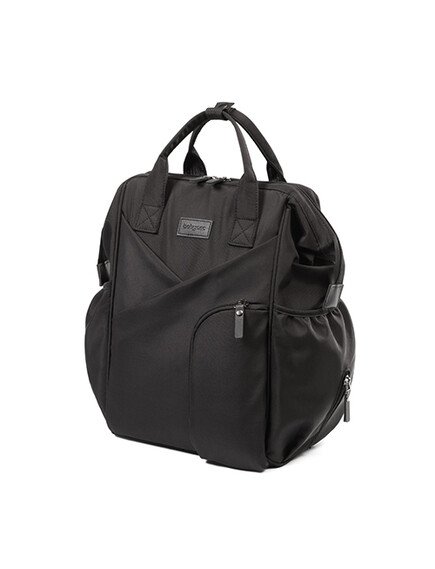 Μοντέρνα Τσάντα Αλλαξιέρα Πλάτης Μαύρη