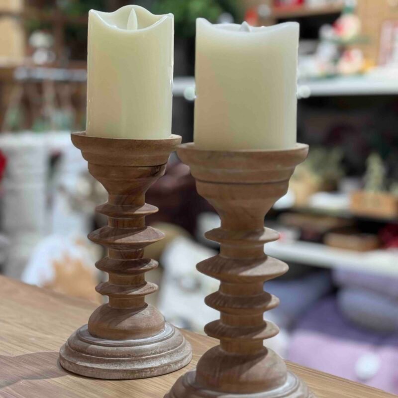 Ξύλινο Κηροπήγιο