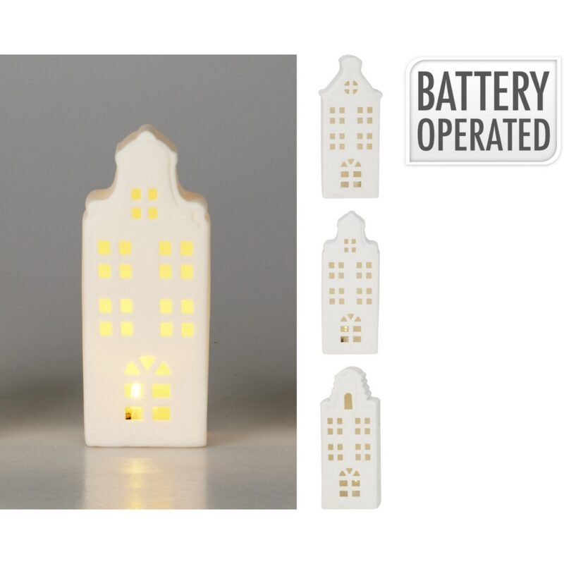 Χριστουγεννιάτικο Σπιτάκι Με Led