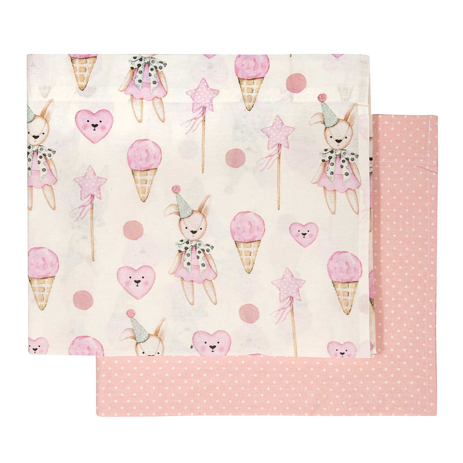 8859 Σετ Σεντόνια Κούνιας 3τμχ διπλωμένα