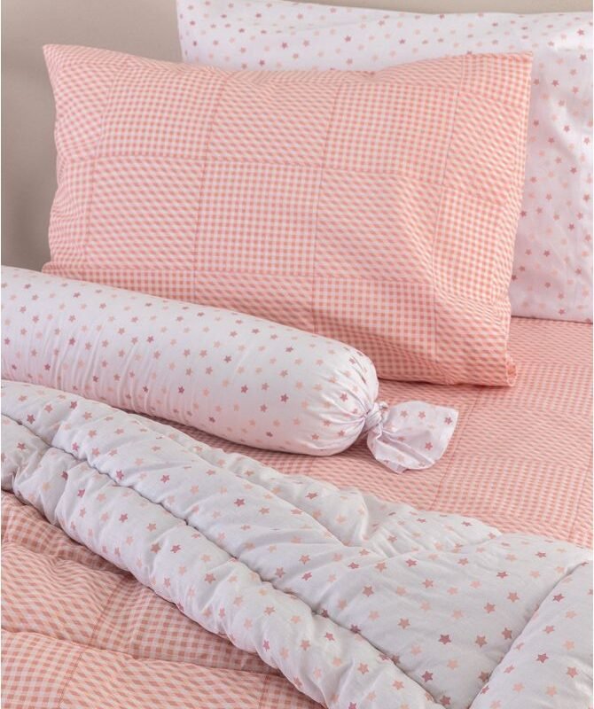 BB100 Ζεύγος Βρεφικές Μαξιλαροθήκες Rose