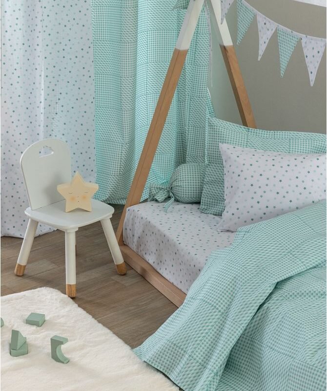 BB101 Σεντόνι Κούνιας Aqua