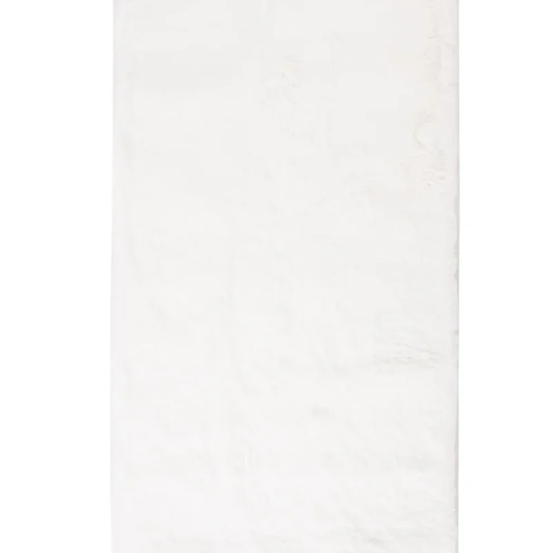 Bunny Γούνινο Χαλί White 2 Διαστάσεις