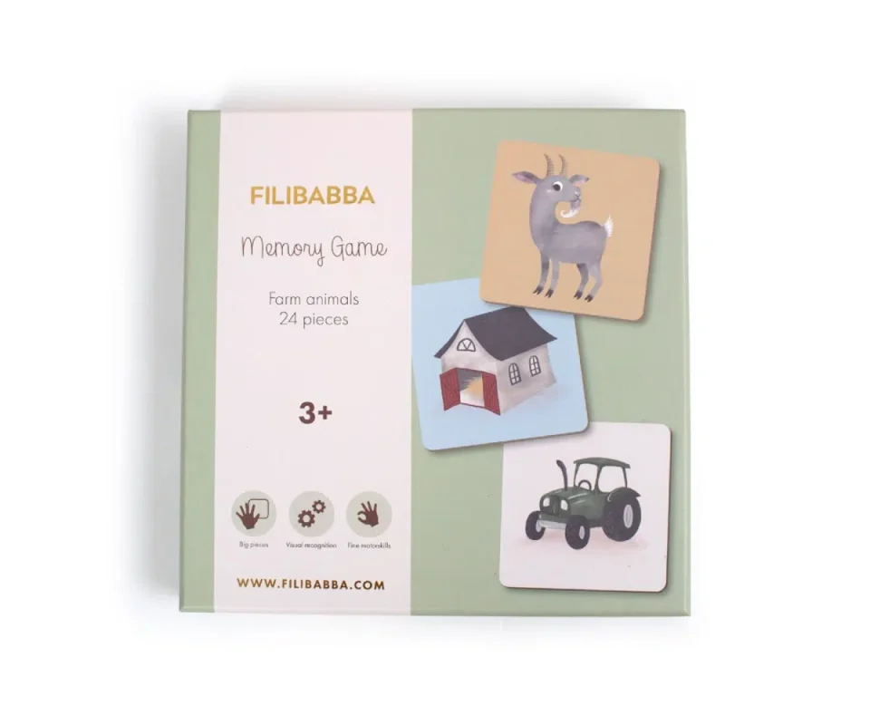 Farm Animals Memory Game