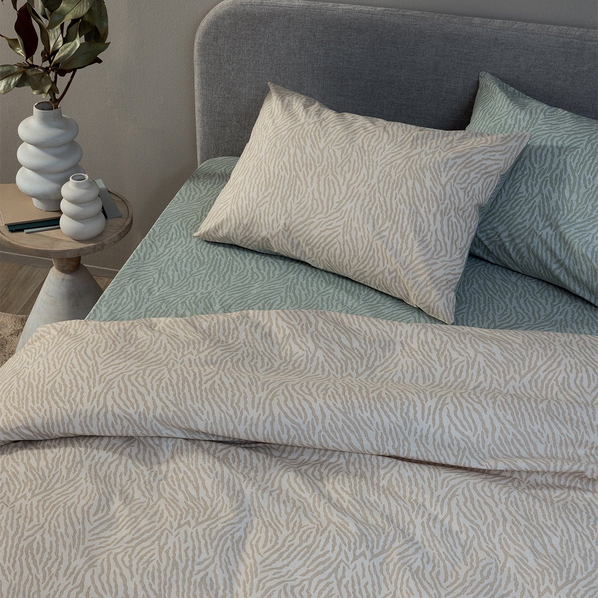 Fashion Life FL6286 Σετ Σεντόνια Μονά 3τμχ στρωμένα σε κρεβάτι