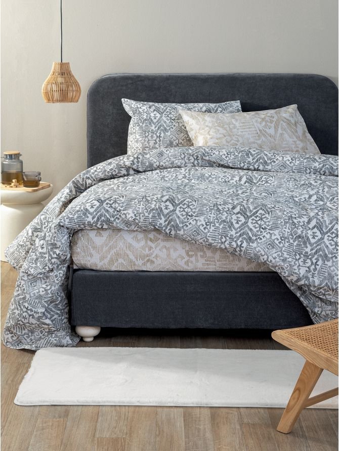 Fashion Life FL6292 Σετ Σεντόνια ΥΔ 4τμχ στρωμένα σε κρεβάτι