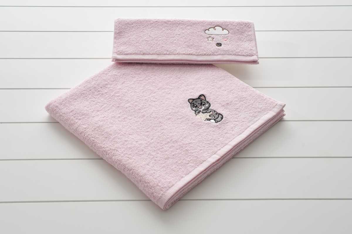 Kitty Σετ Πετσέτες 2τμχ διπλωμένες