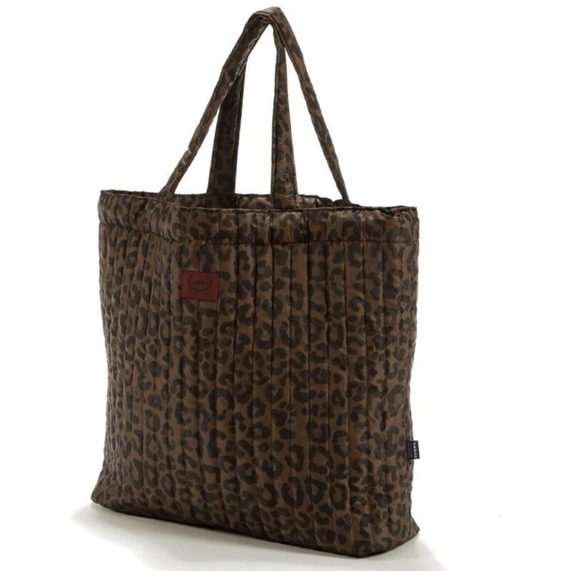Leopard Ortalion Shopper Bag Choco