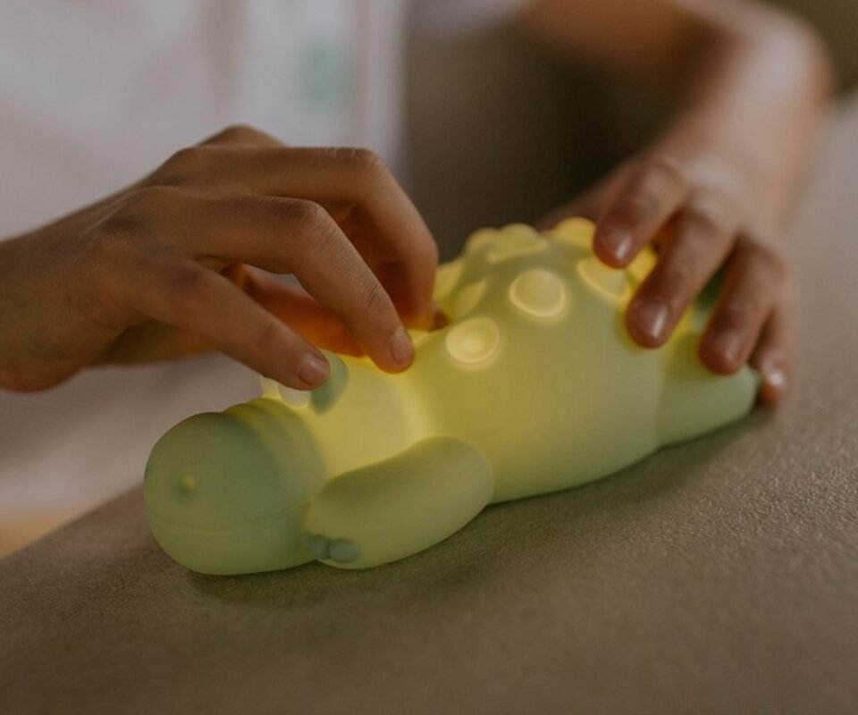 Κροκόδειλος Παιδικό Φωτάκι Νυκτός RGB