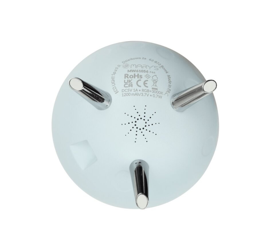 Φεγγάρι Με Αστροναύτη Παιδικό Φωτάκι Νυκτός RGB Μπλε