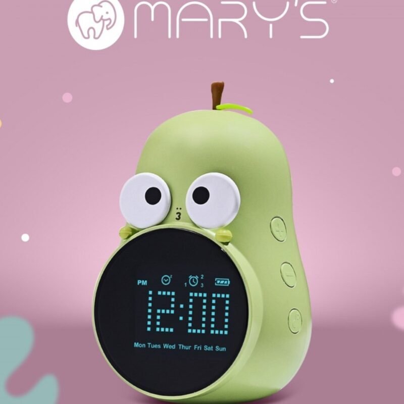 Αχλάδι Φωτιζόμενο Ηλεκτρονικό Ξυπνητήρι Πράσινο