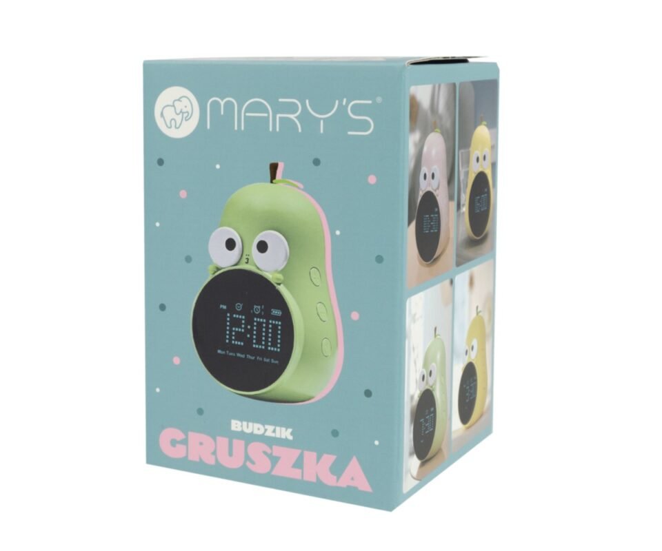 Αχλάδι Φωτιζόμενο Ηλεκτρονικό Ξυπνητήρι Πράσινο