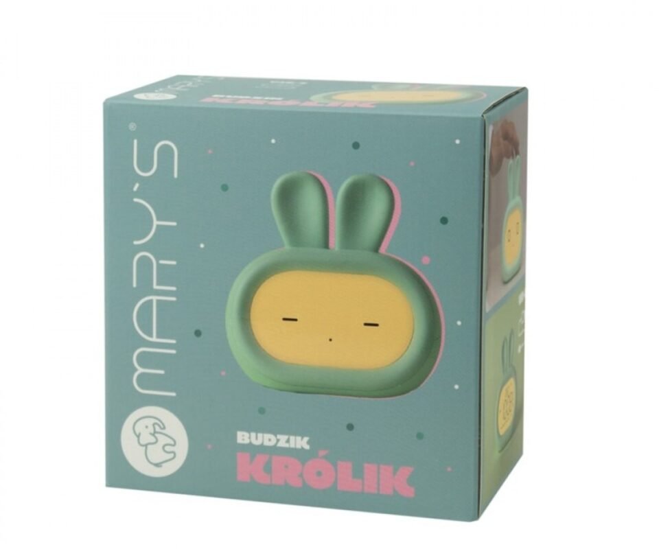 Λαγουδάκι Φωτιζόμενο Ηλεκτρονικό Ξυπνητήρι Πράσινο