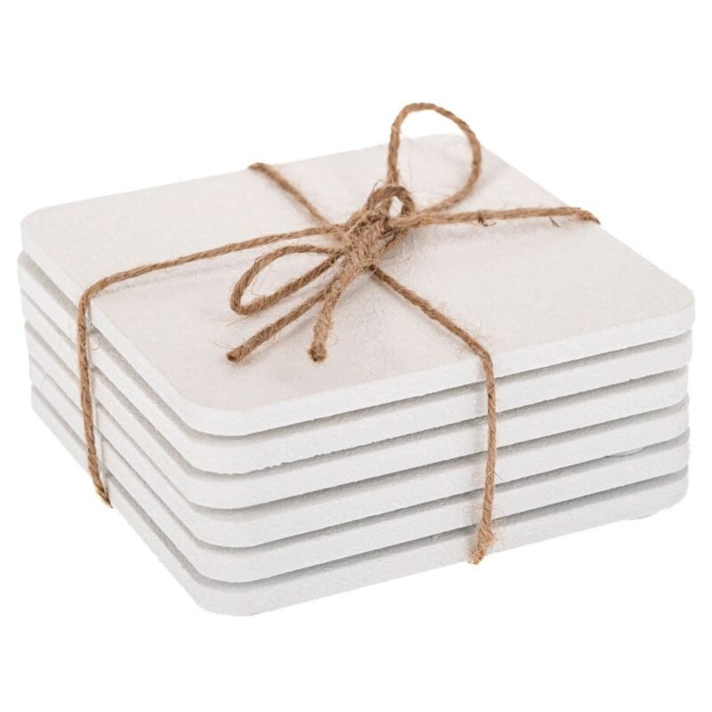 Σετ Σουβέρ 6τμχ Λευκά