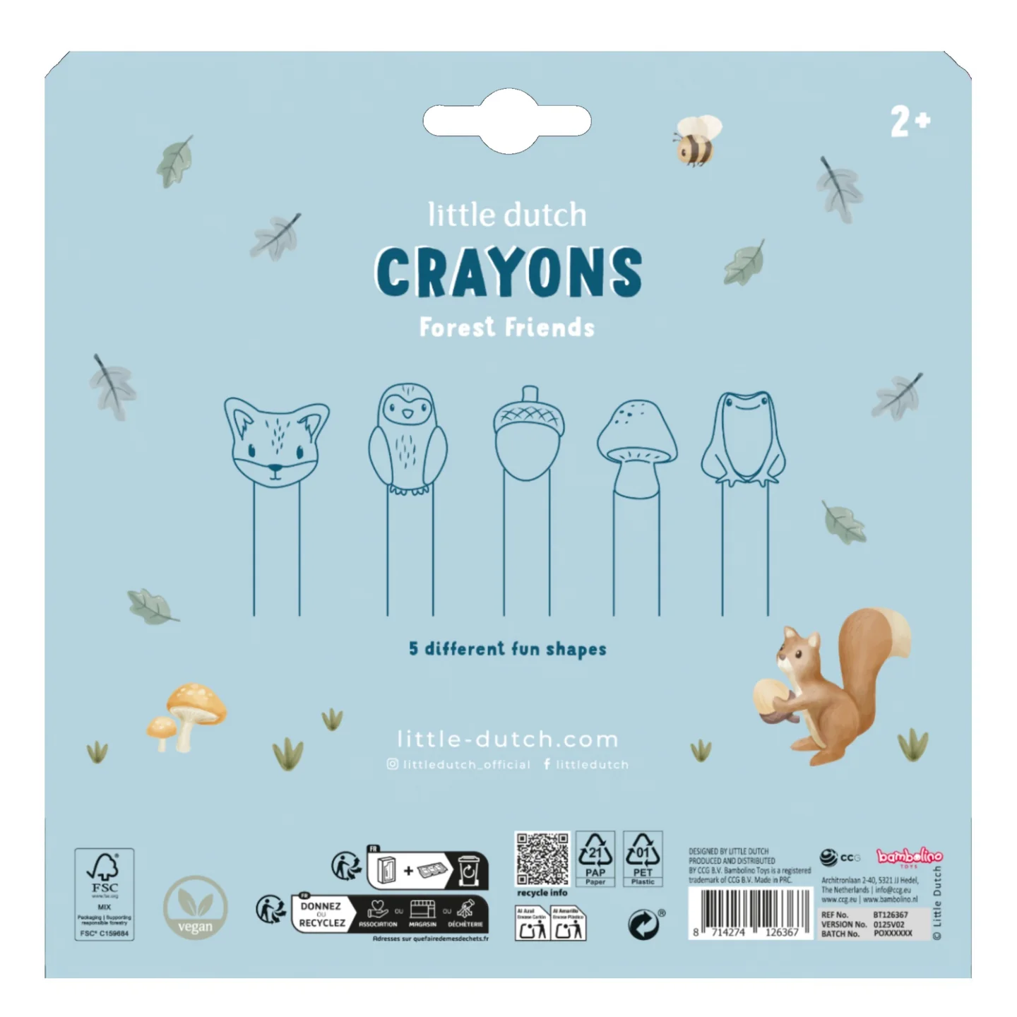 Forest Friends Κηρομπογιές