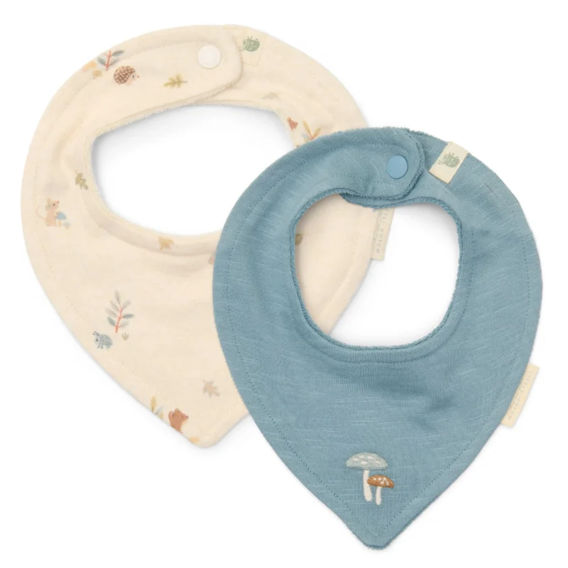 Forest Friends Σετ 2 Σαλιάρες Μπαντάνες