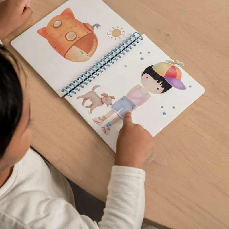 Jim & Friends Βιβλιαράκι Dress me up