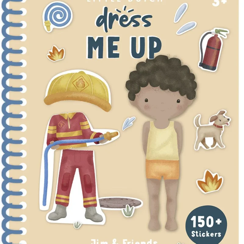 Jim & Friends Βιβλιαράκι Dress me up