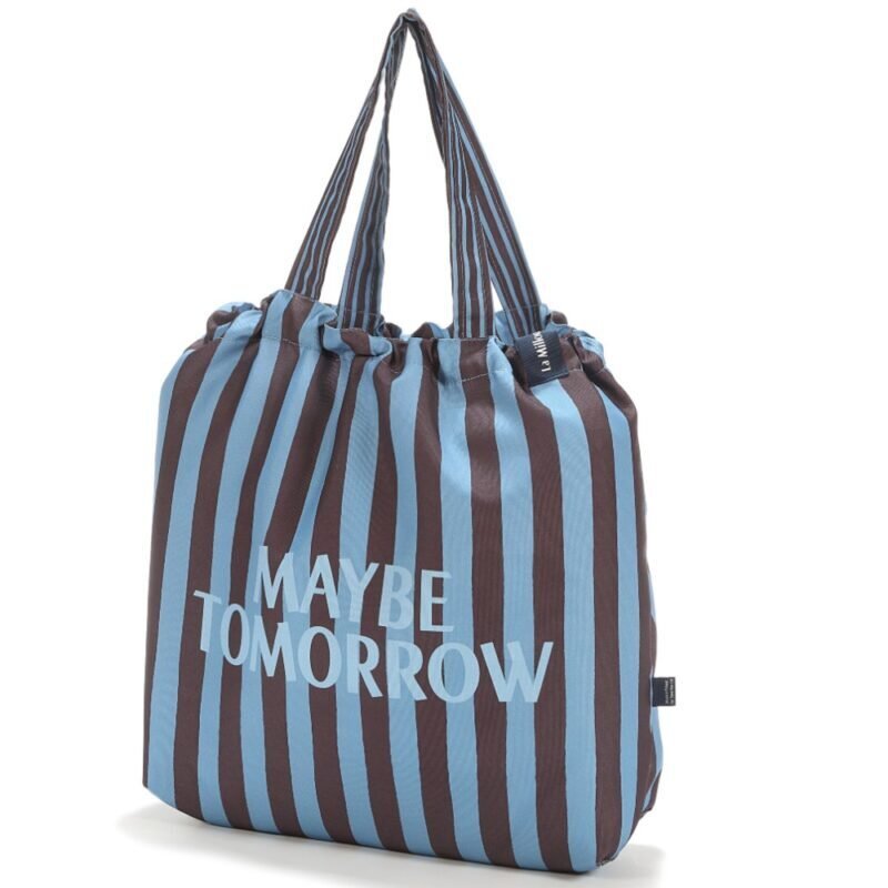 Stripes Shopper Bag Blue