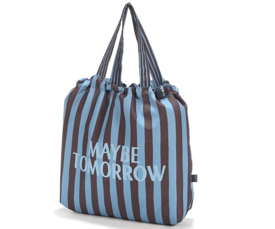 Stripes Shopper Bag Blue