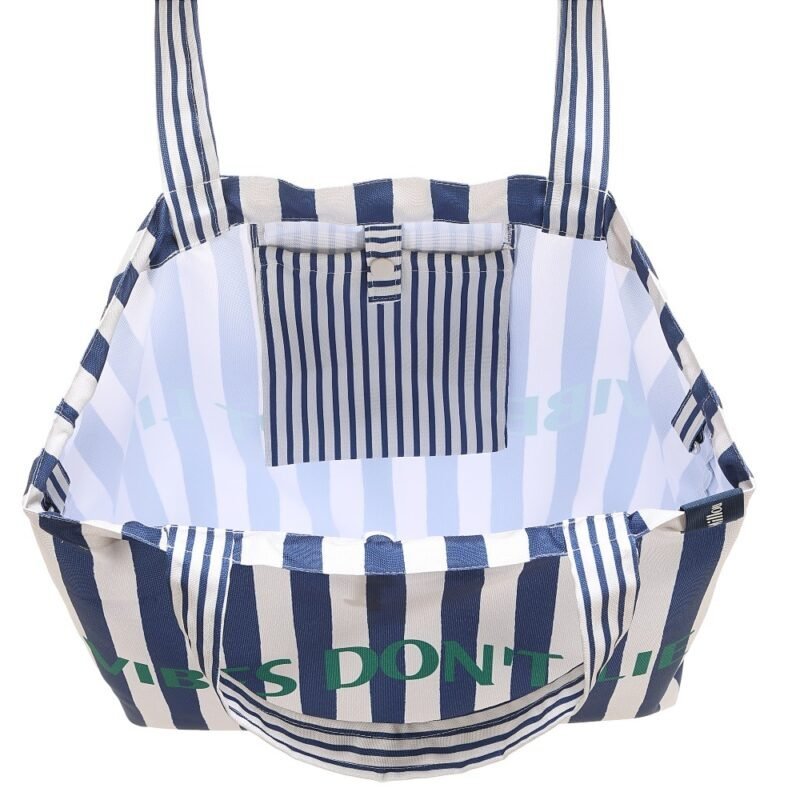 Stripes Shopper Bag Navy