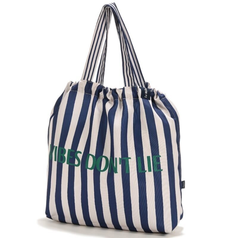 Stripes Shopper Bag Navy