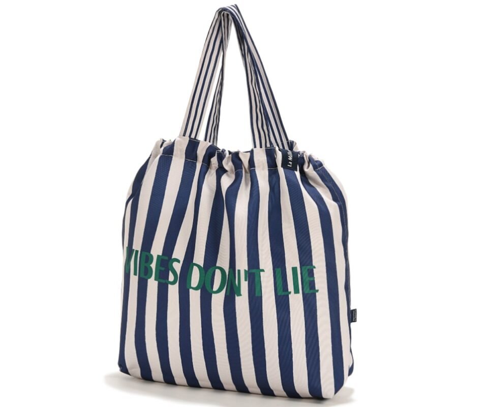 Stripes Shopper Bag Navy
