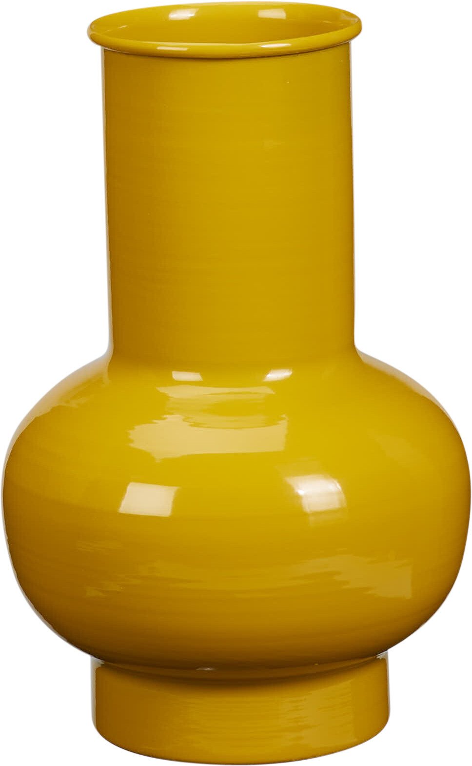 Διακοσμητικό Βάζο Κίτρινο
