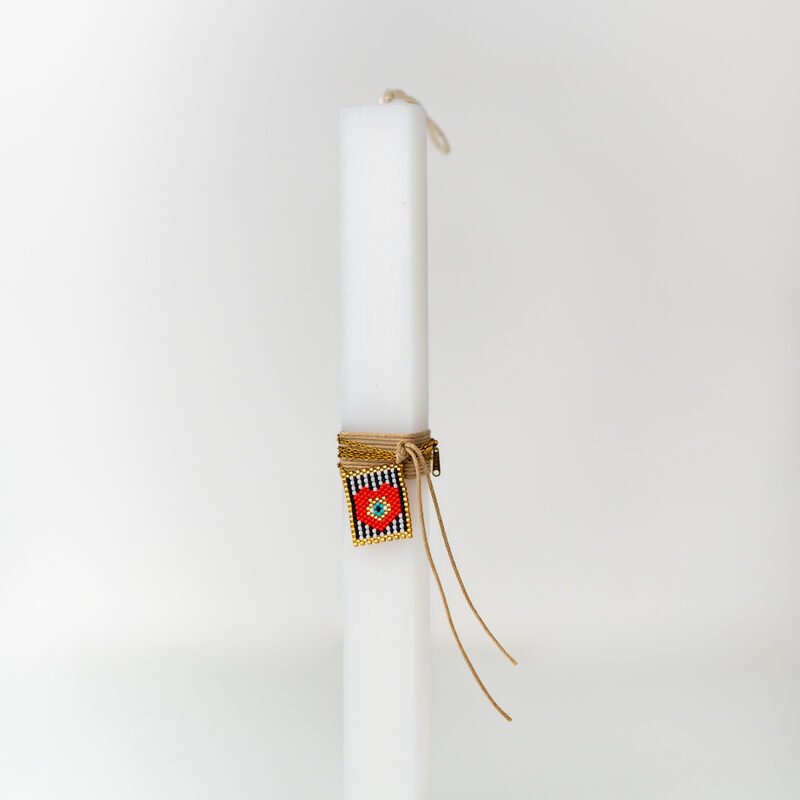 Κολιέ Μακραμέ Λαμπάδα Ρίγα