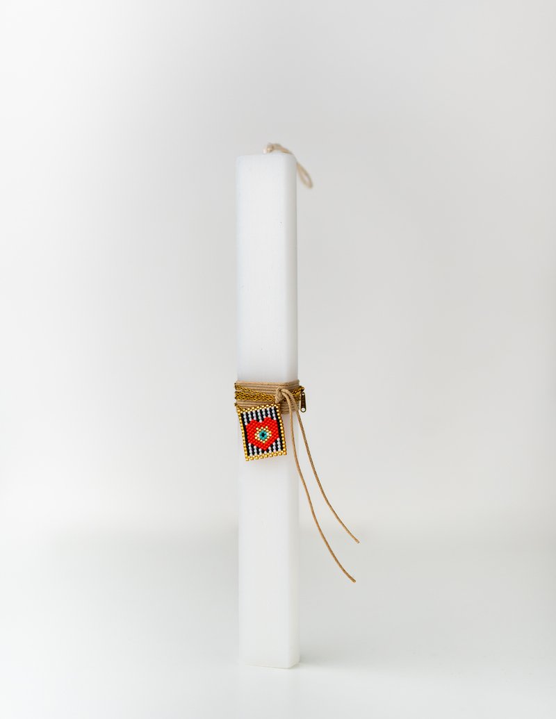 Κολιέ Μακραμέ Λαμπάδα Ρίγα