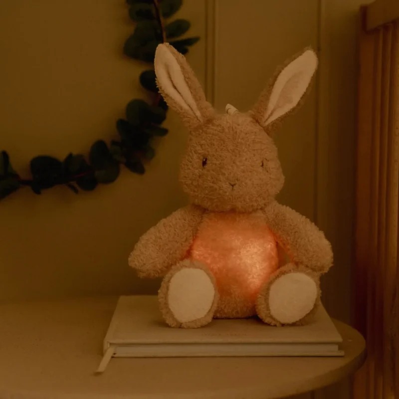Υφασμάτινο Κουνελάκι Με Φωτισμό, Λευκούς Ήχους & Μουσική