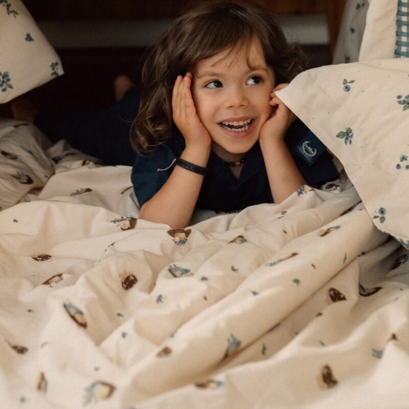 Berry Henry Λεπτή Κουβέρτα Minky Ecru