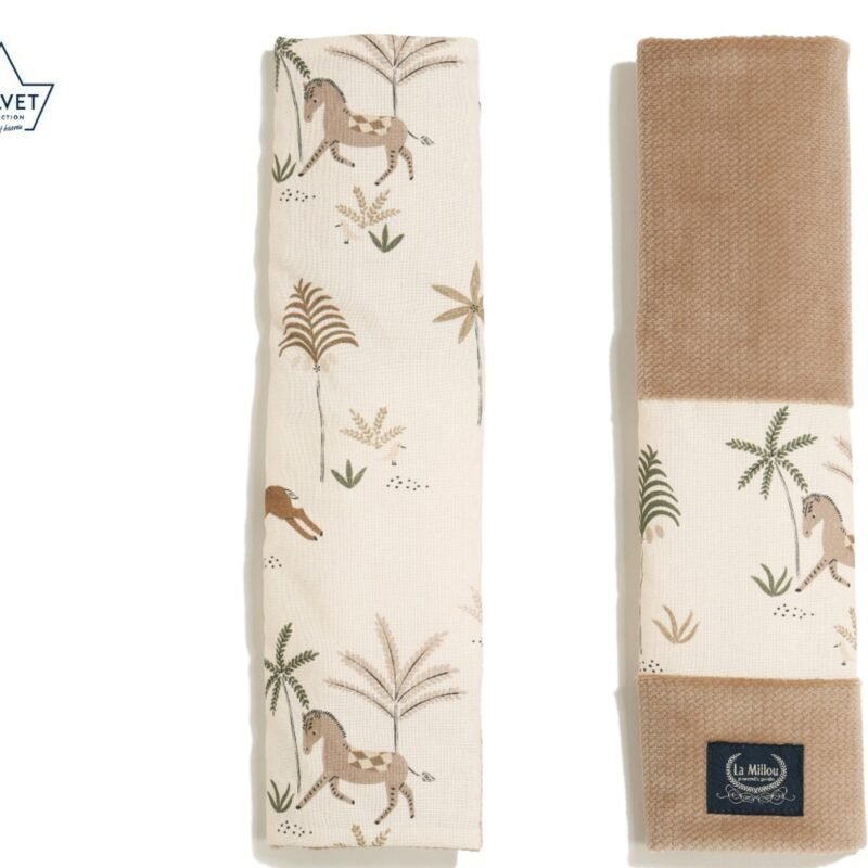 Little Savannah Velvet Jersey Seat Belt Cover