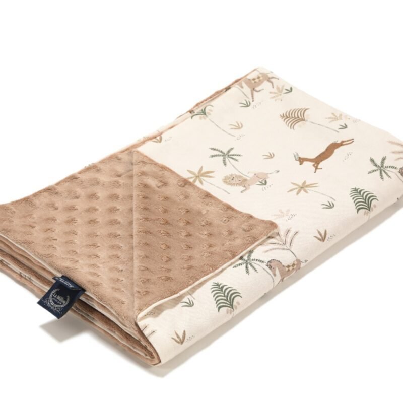 Little Savannah Λεπτή Κουβέρτα Minky Mocca