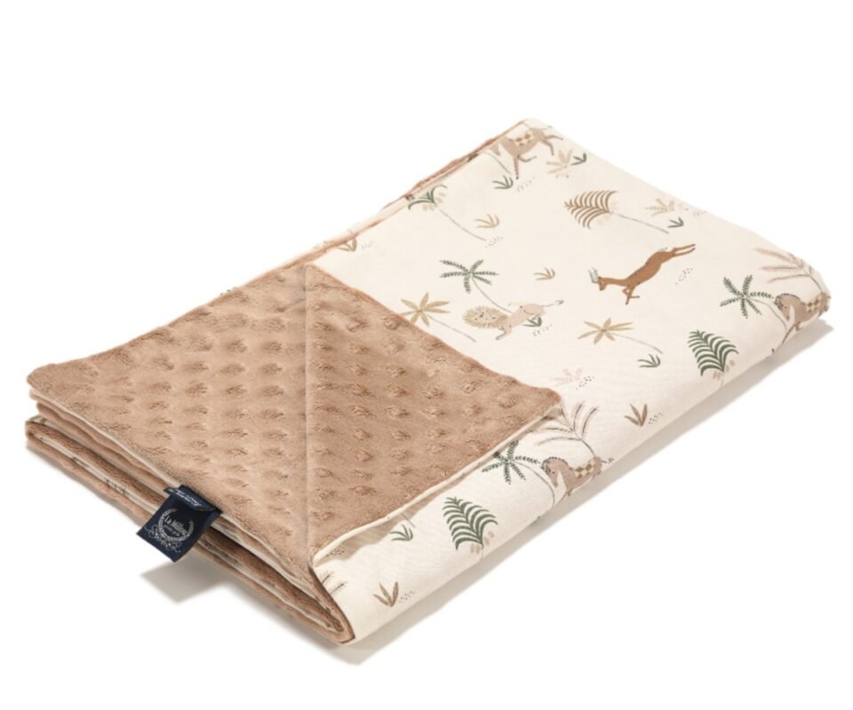 Little Savannah Λεπτή Κουβέρτα Minky Mocca