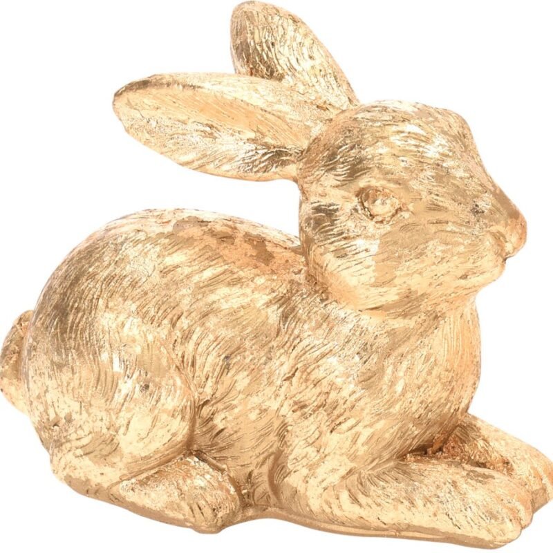 Κεραμικό Κουνέλι Χρυσό 8εκ