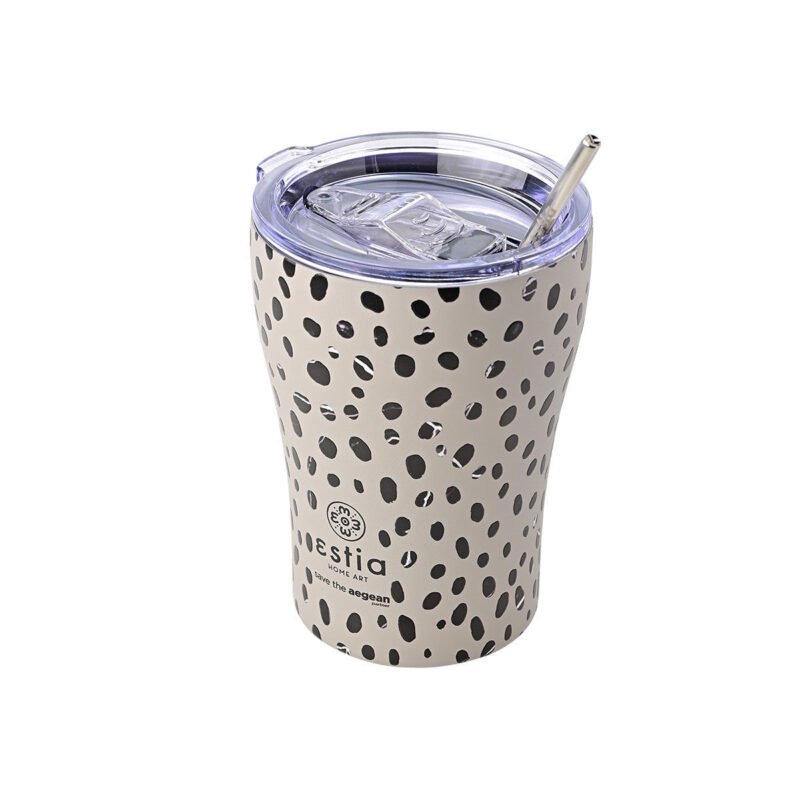 Coffee Mug Leopard Taupe 350ml