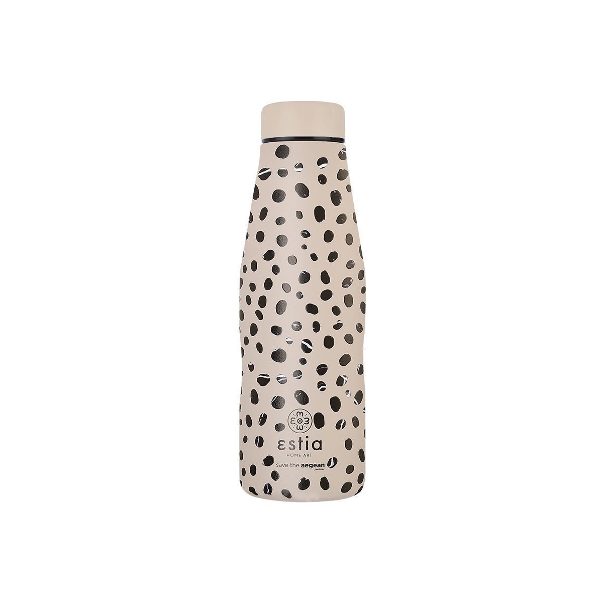 Travel Flask Leopard Taupe 500ml - Image 3