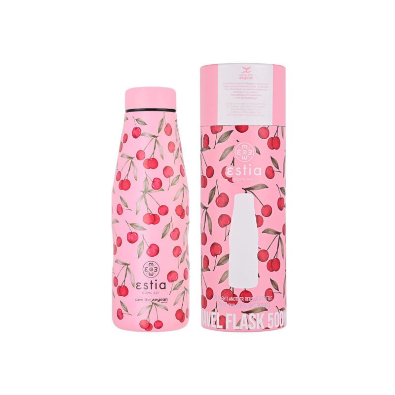 Travel Flask Cherry Rose 500ml