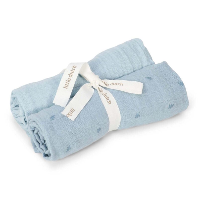 Pure Denim Blue Σετ 2 Πανάκια Αγκαλιάς