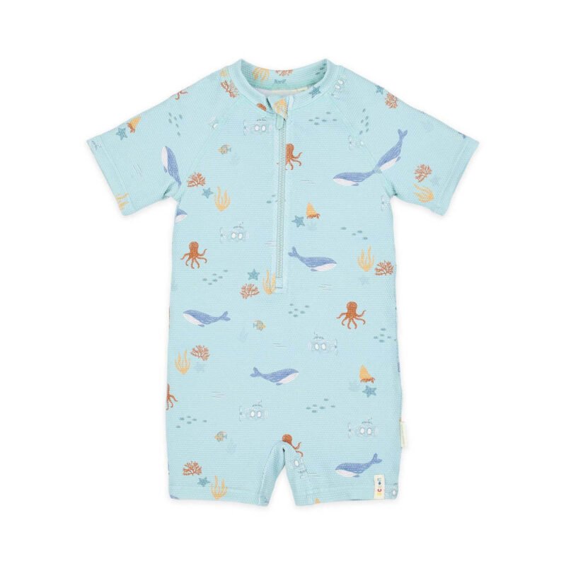 Ocean Friends Ολόσωμο Κοντομάνικο Μαγιό