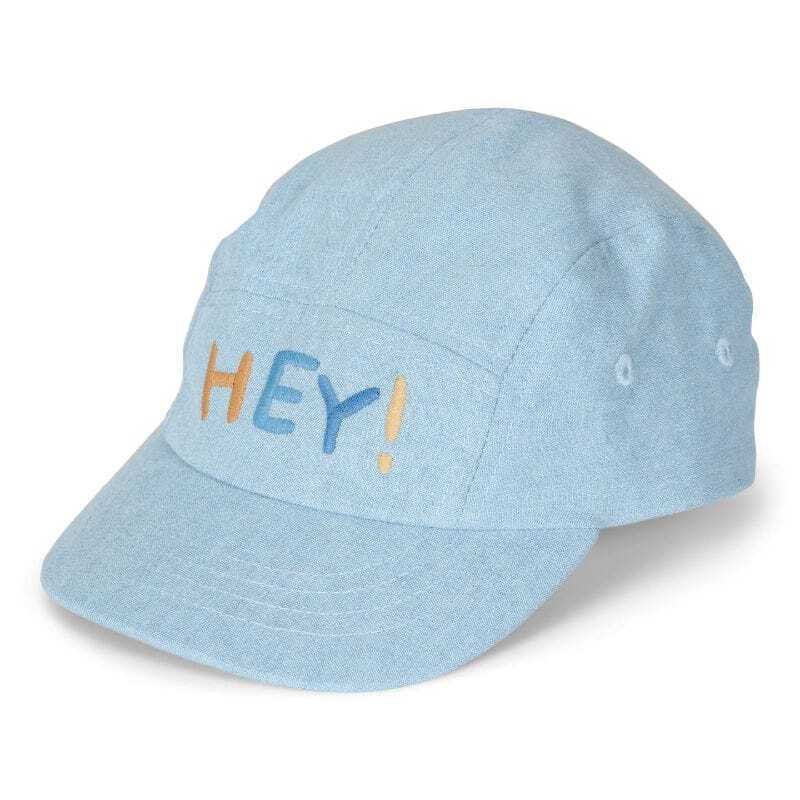 Παιδικό Καπέλο Ηλίου Τζόκευ με σχέδιο HEY! Denim