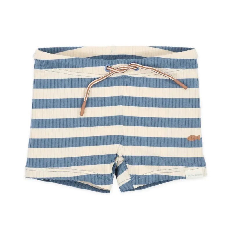 Ocean Blue Stripes Swimming Shorts