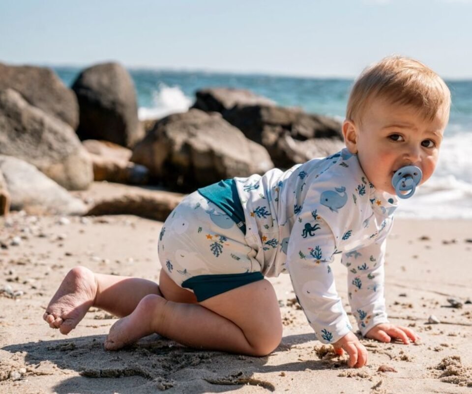 Christian's Whale Tales Beach Baby Swim Pants